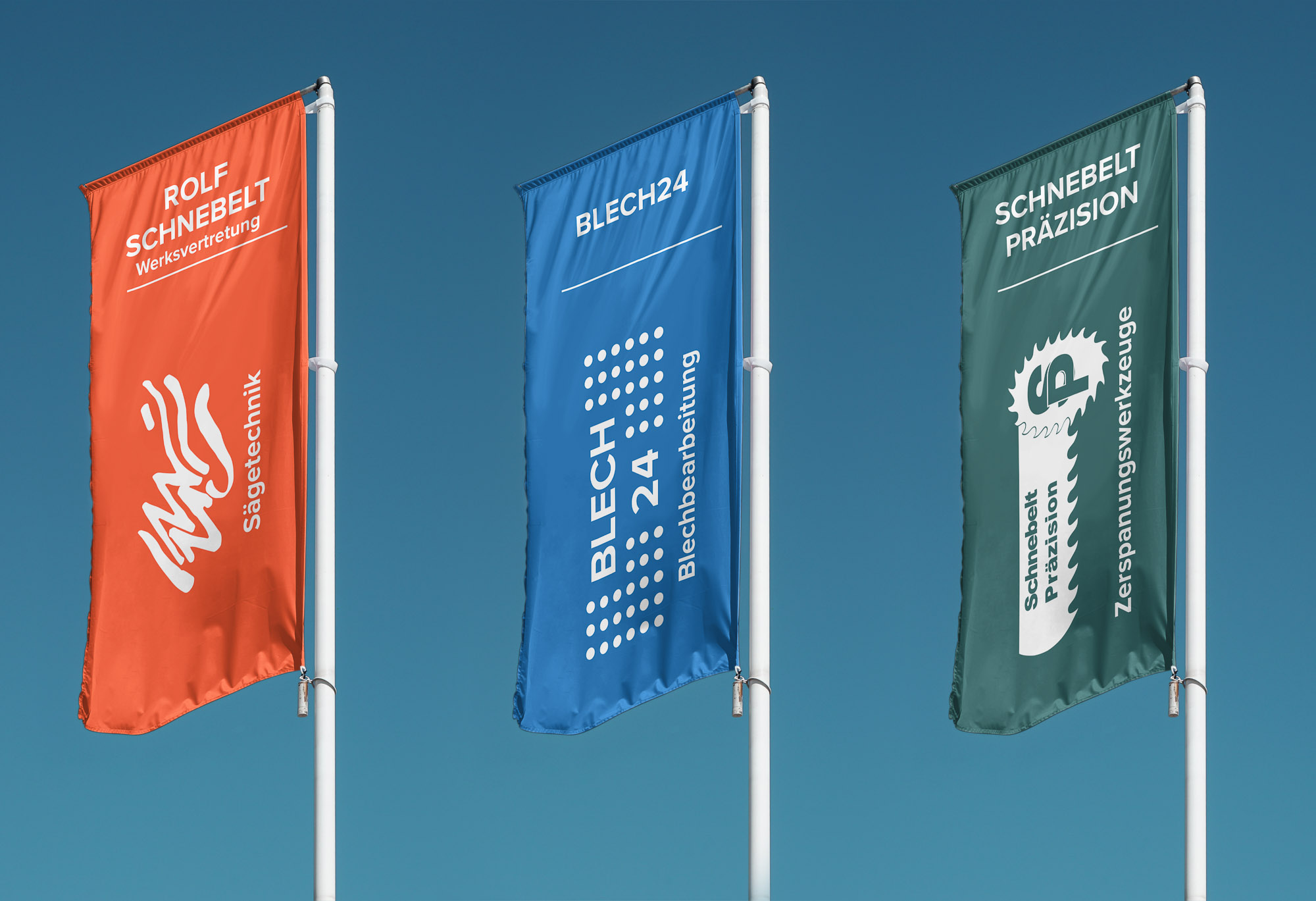Schnebelt precision – advertising flags
